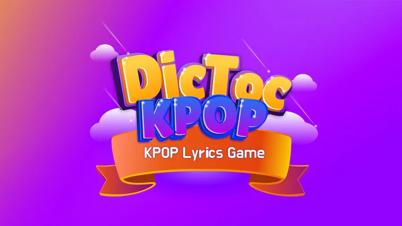 K-POP video scene used in a lyric game